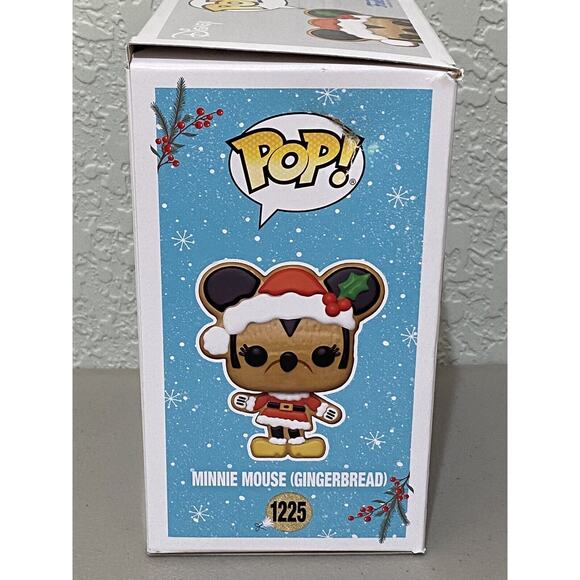 Funko Disney Holiday 2023 POP Minnie Mouse Gingerbread Vinyl Figure 1225 NEW - Picture 4 of 6